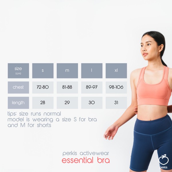 Perkis Essential Bra (Activewear, Sports Bra, Bra Olahraga)