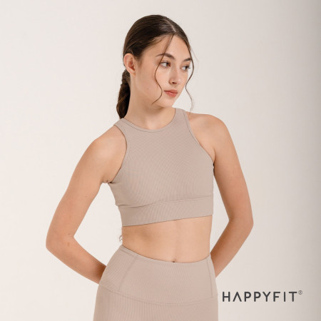 HAPPYFIT Sports Bra Pleated V2 - Bra Olahraga Wanita