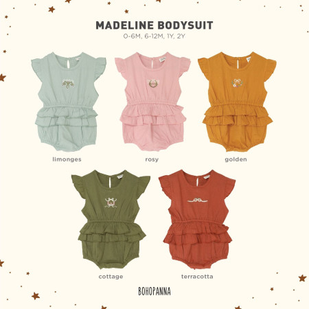 BOHOPANNA - MADELINE BODYSUIT - JUMPER BAYI - COTTAGE, 2Y