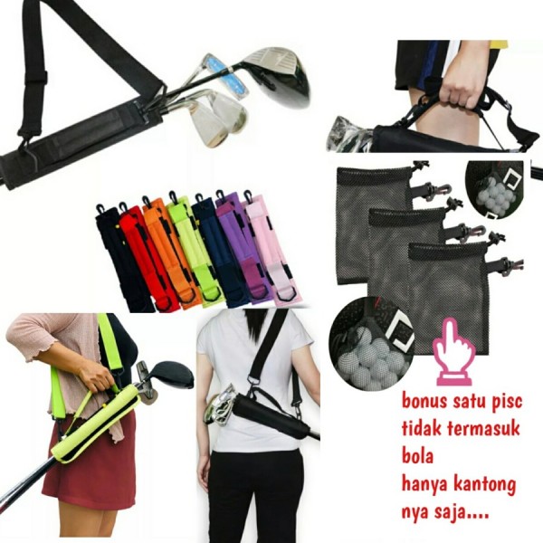 Golf Driving Bag Case Pouch Strap Club Stick tas travel