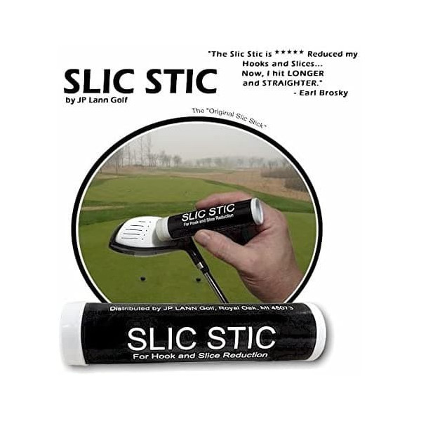 JP LANN GOLF Slic Stick Anti-Slice/Anti-Hook Compound for Clubs
