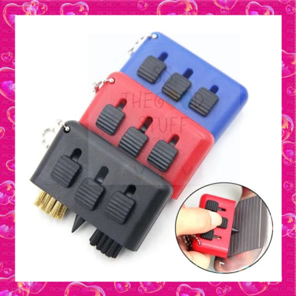 Groove Cleaner 3in1 Golf Club Brush Alat Sikat Pembersih Stick Wedge