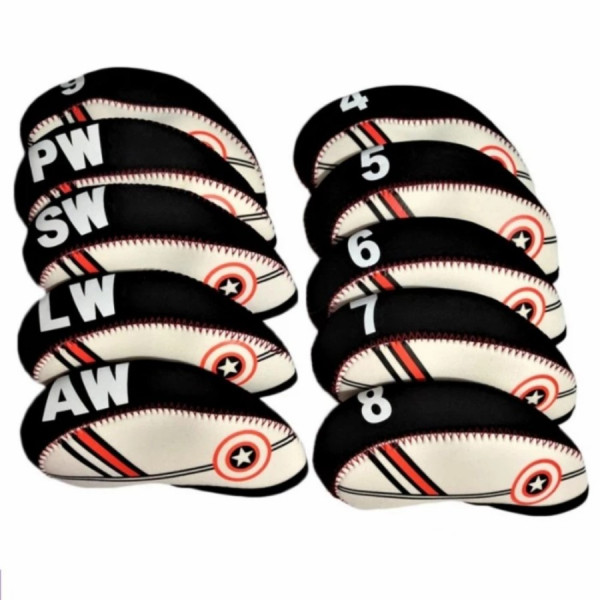 Golf Club Iron Head Cover Protector Neoprene Golf Protective Headcover