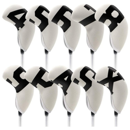 Golf Iron Covers, Neoprene Golf Iron Covers Set ,Golf Club Head Covers