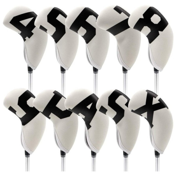 Golf Iron Covers, Neoprene Golf Iron Covers Set ,Golf Club Head Covers
