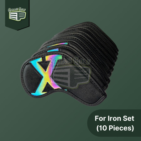 Reflective Number Iron Set Head Cover Golf - Sarung Penutup Stick Club