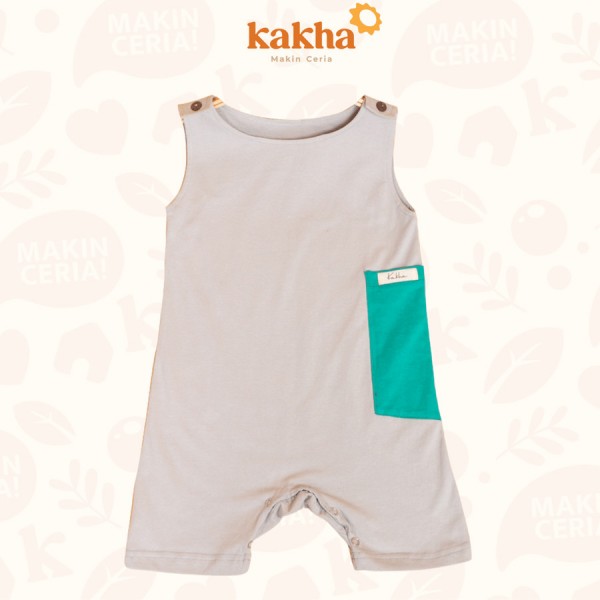 Romper Main Kakha Series (Jumper Bayi - Anak) - Grey, S