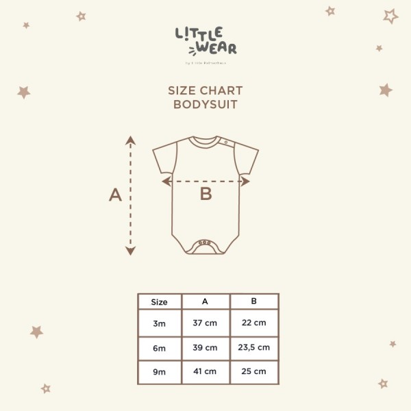 Jumper Bayi - Little Palmerhaus Little Wear Bodysuit 18.0 - Flowers, 3 M