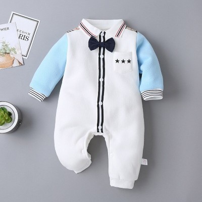Baju Bayi Jumper Lengan Panjang import Korea TUXEDO CAPTAIN premium - BA-835, 80