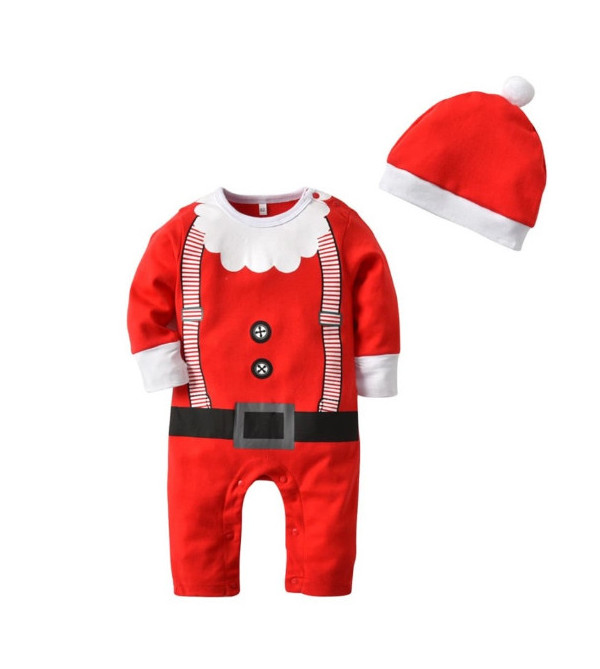 baju laki perempuan natal anak bayi jumper romper 1 2 tahun santa