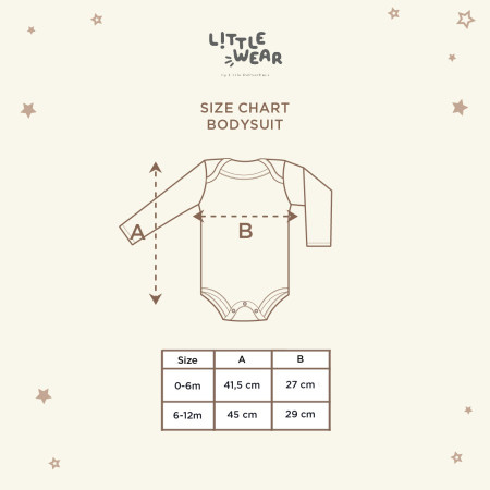 Jumper Bayi - Little Palmerhaus Little Wear Long Bodysuit 20.0 - Polar Bear, 0-6 M