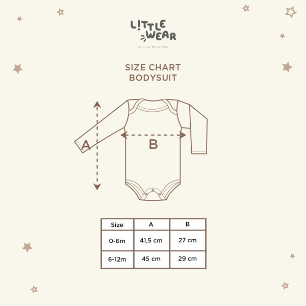 Jumper Bayi - Little Palmerhaus Little Wear Long Bodysuit 20.0 - Polar Bear, 0-6 M
