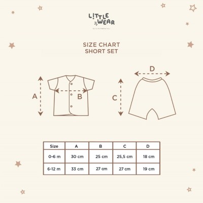 Little Palmerhaus - Little Wear Short Set 15.0 (Setelan Bayi) - Sheep, 6-12 M