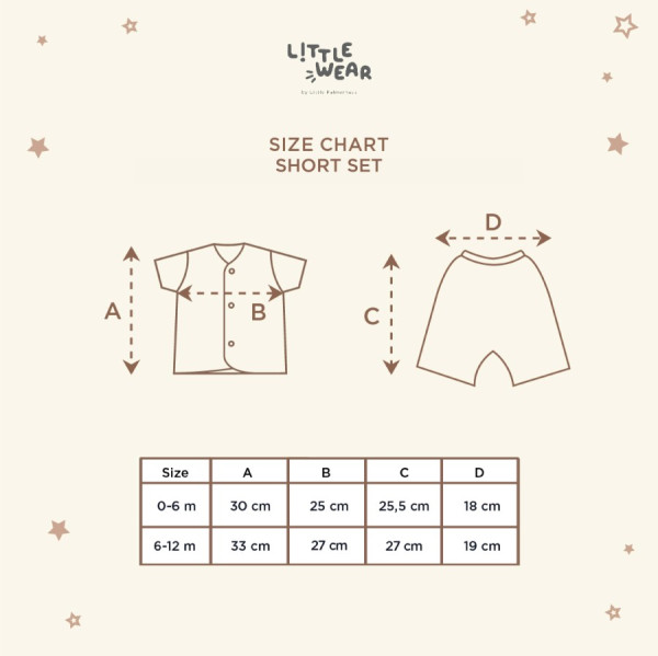 Little Palmerhaus - Little Wear Short Set 15.0 (Setelan Bayi) - Sheep, 6-12 M