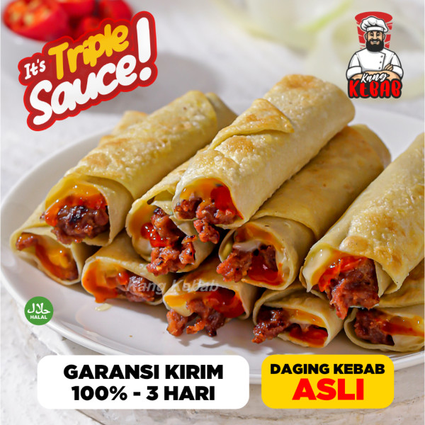 KANG KEBAB MINI ISI 10 AUTHENTIC TURKI CEMILAN FROZEN Tidak Pedas