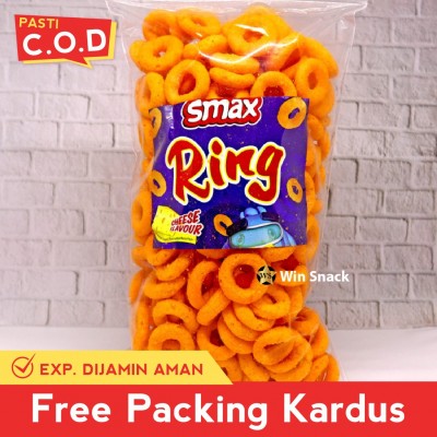 Termurah SNACK MAKANAN RINGAN Smax Ring Cheese Smax keju cemilan enak 125 gr