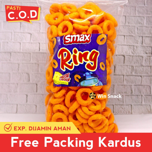 Termurah SNACK MAKANAN RINGAN Smax Ring Cheese Smax keju cemilan enak 125 gr