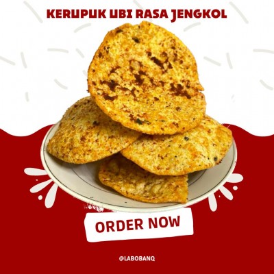 KERUPUK SINGKONG RASA JENGKOL BALADO 1kg