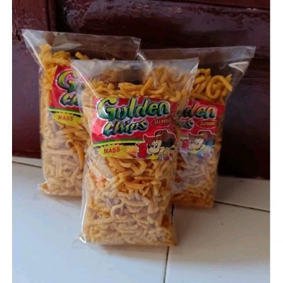Golden Chips / Potato Chips stik kentang jajan Jadul Jaman SD 230 gram