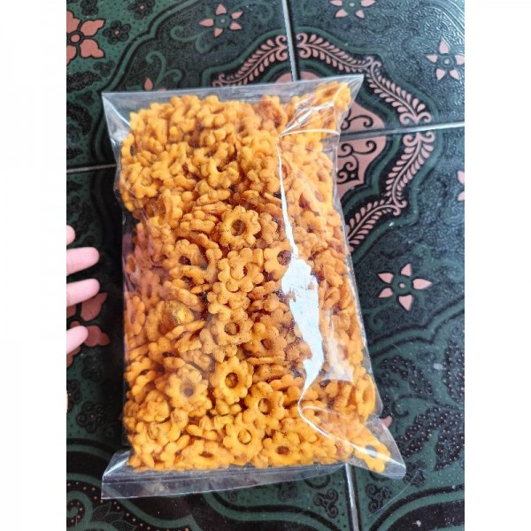 Ribut Sakura Rasa BBQ Gurih Pedas Kemasan Jumbo 500gram