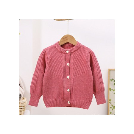 Cardigan Bayi Anak Rajut Knit / Kardigan Anak Perempuan Tebal Impor - CDG LovePinkTua, UK 110