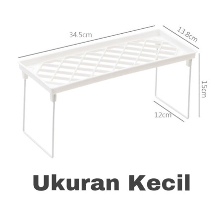 Rak Penyimpan Meja Lipat Desktop Storage Rak Organizer Stationery ATK - SMALL