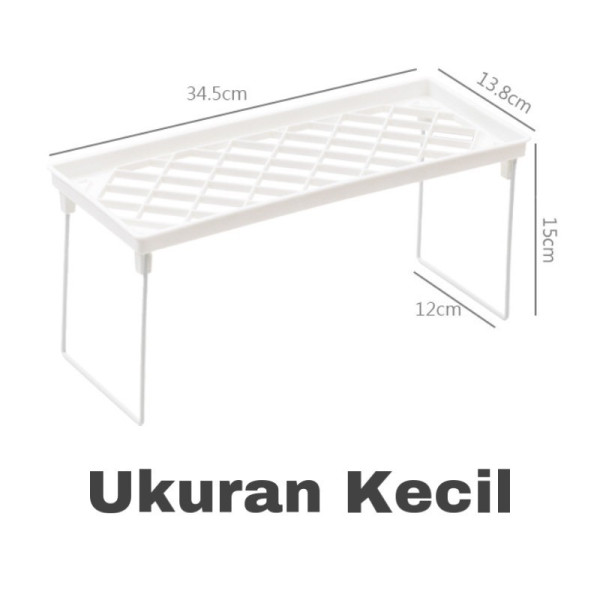 Rak Penyimpan Meja Lipat Desktop Storage Rak Organizer Stationery ATK - SMALL