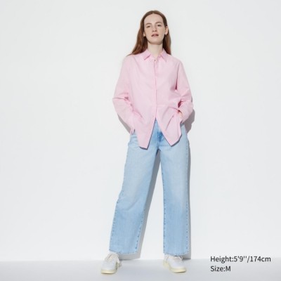 Uniqlo Kemeja Extra Fine Cotton Lengan Panjang