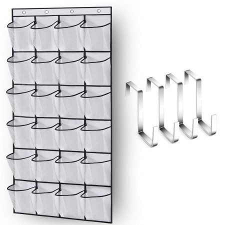 Rak Organizer Sepatu Gantung Tahan Air Shoes Rack Storage Organizer - Putih