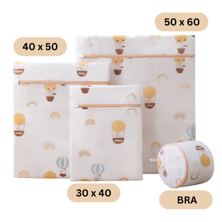 KOHI Laundry Washing Bag Kantong Jaring Mesin Cuci Baju Pakaian Bra - Balloon, 30x40