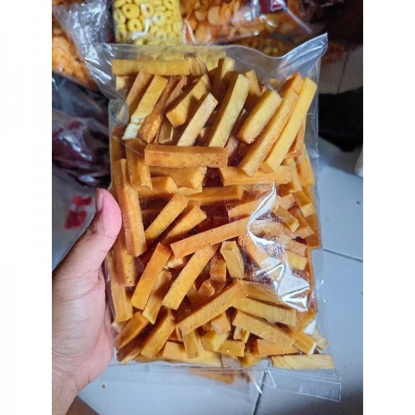Keripik Sukun Stick Sukun Mentega Gurih Snack Kiloan Jumbo 250gr