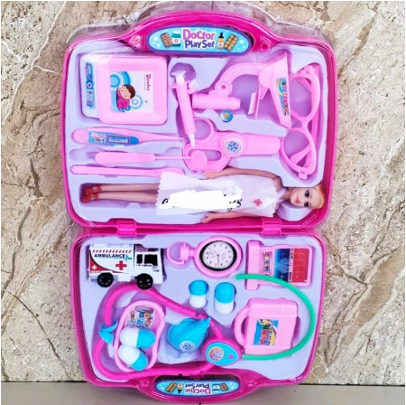 Mainan Anak Doctor Set Plus Koper Lucu Medical Center