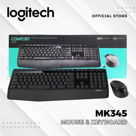 LOGITCH COMBO MK345 WIRELESS MOUSE KEYBOARD