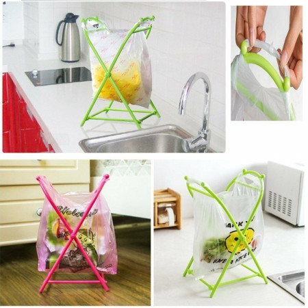 GANTUNGAN KRESEK LIPAT TEMPAT KANTONG PLASTIK SAMPAH SHEDHOT TRASH BAG - RANDOM