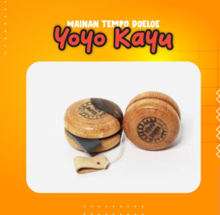 Yoyo Kayu / Mainan Tradisional / Mainan Jadul Yoyo