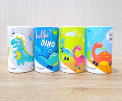 Coin Bank / Celengan Plastik 74 X 125 Mm Dino Party