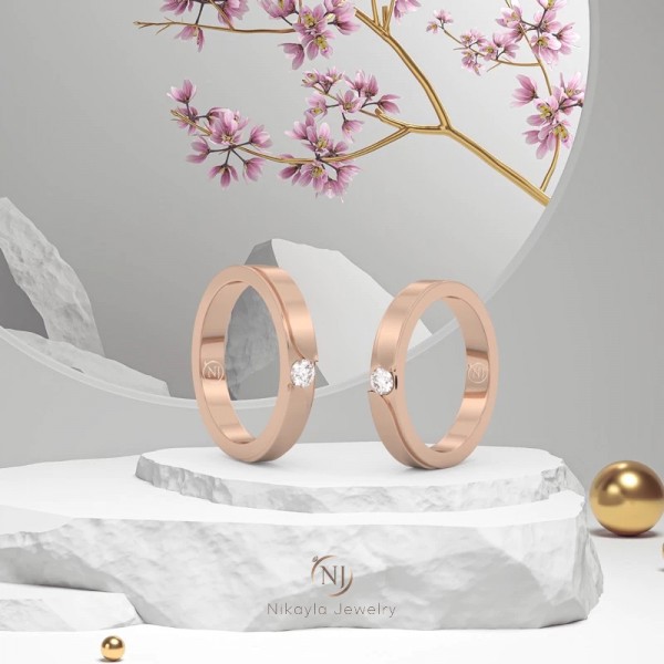 Cincin Perak Cincin Couple BERSERTIFIKAT GARANSI SEUMUR HIDUP