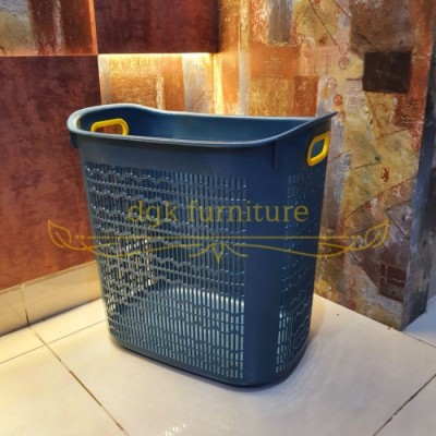 Keranjang Laundry Tempat Cucian Pakaian Baju Kotor Plastik Murah TEBAL