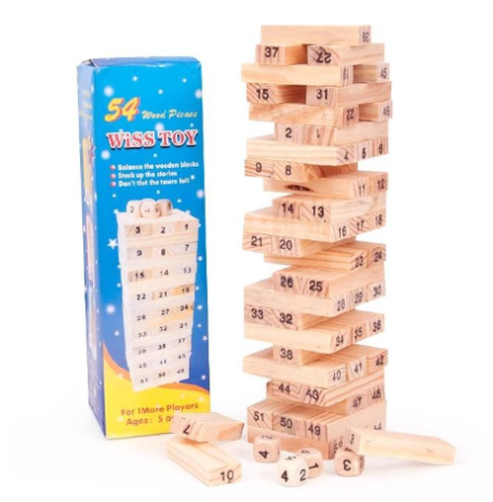 Wooden Toys Stacko Balok Kayu Angka Wiss Toy / mainan edukasi anak
