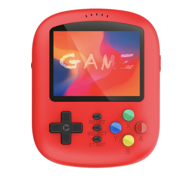 K21 Konsol game Gameboy layar besar 2.8 inci 500 game pertarungan - K21-R-2 Player