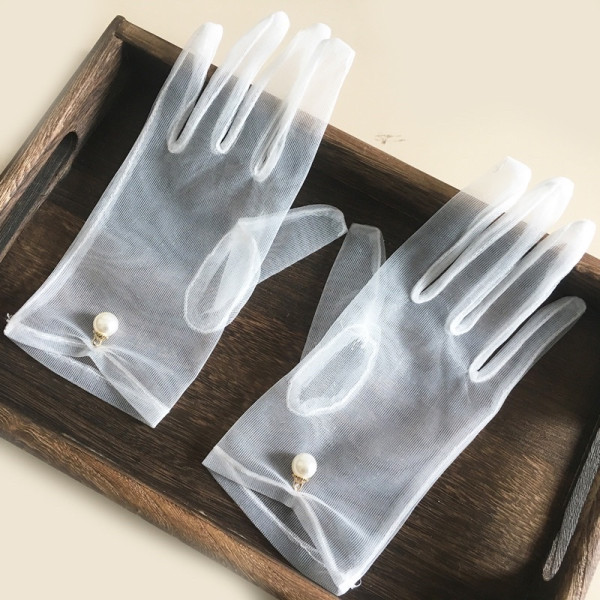 Sarung tangan Pengantin brokat/lace (bridal wedding gloves)