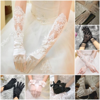 Sarung tangan Pengantin brokat/lace (bridal wedding gloves)