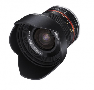 Samyang 12mm f2.0 NCS CS Lens for Sony E-Mount - UNIT ONLY