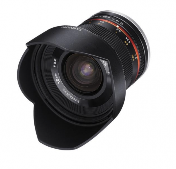 Samyang 12mm f2.0 NCS CS Lens for Sony E-Mount - UNIT ONLY