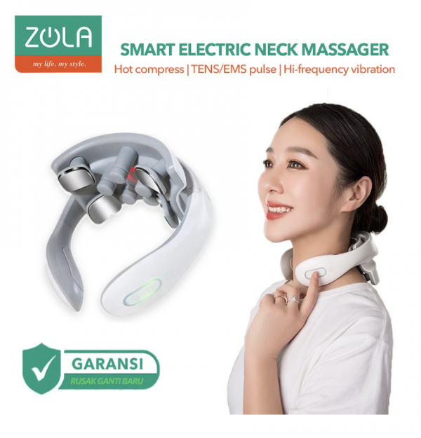 Zola Alat Terapi Pijat Leher Smart Electric Neck Massager Rechargeable