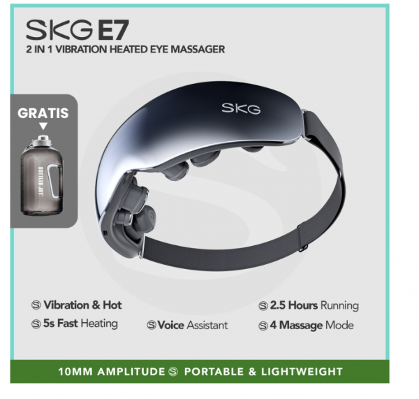 SKG E7-EN Eye massager Alat Pijat Mata Elektrik Portable