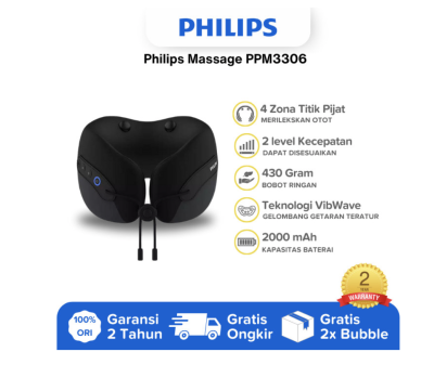 Alat Pijat Leher Elektrik Philips Massage PPM3306 Phillips Massager