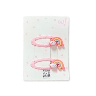 W! Accessories Jepit Tiptop Bobby Pin Kain Anak 64253300 - 01