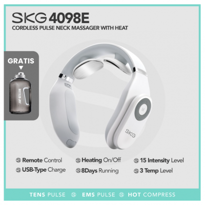 SKG 4098E Neck massager Alat Pijat Leher Elektrik Portable