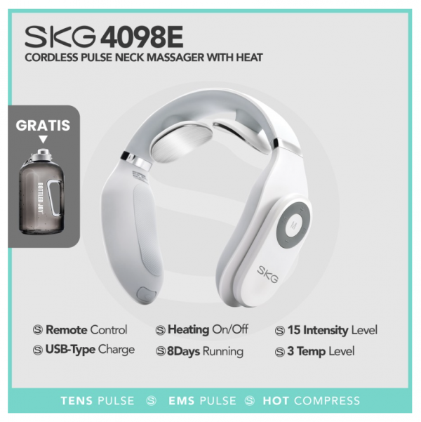 SKG 4098E Neck massager Alat Pijat Leher Elektrik Portable